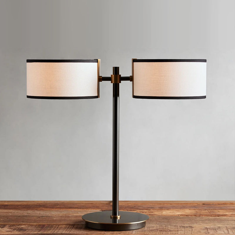 Calvrane Wood Two-Tone Table Lamp