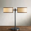 Calvrane Wood Two-Tone Table Lamp