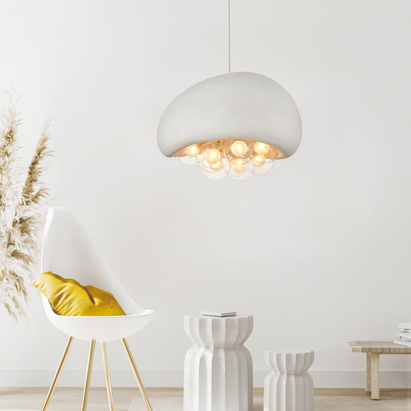 Calvrane Glass Bubble Cluster Pendant Light