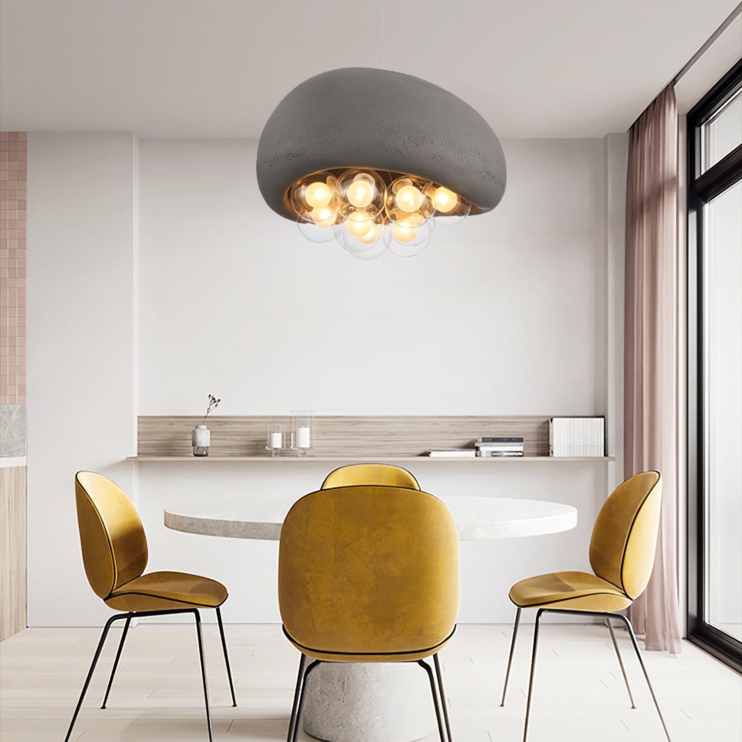 Calvrane Glass Bubble Cluster Pendant Light