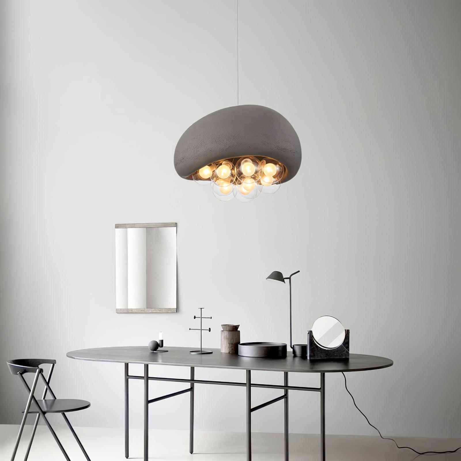 Calvrane Glass Bubble Cluster Pendant Light