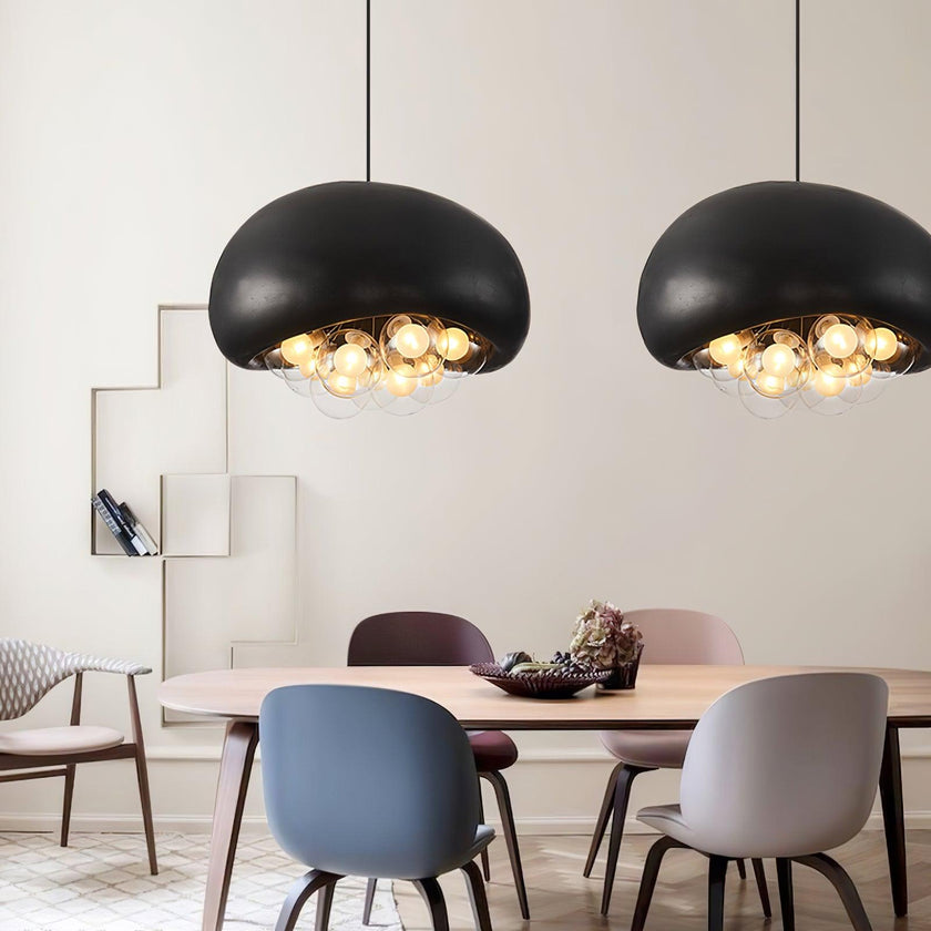 Calvrane Glass Bubble Cluster Pendant Light