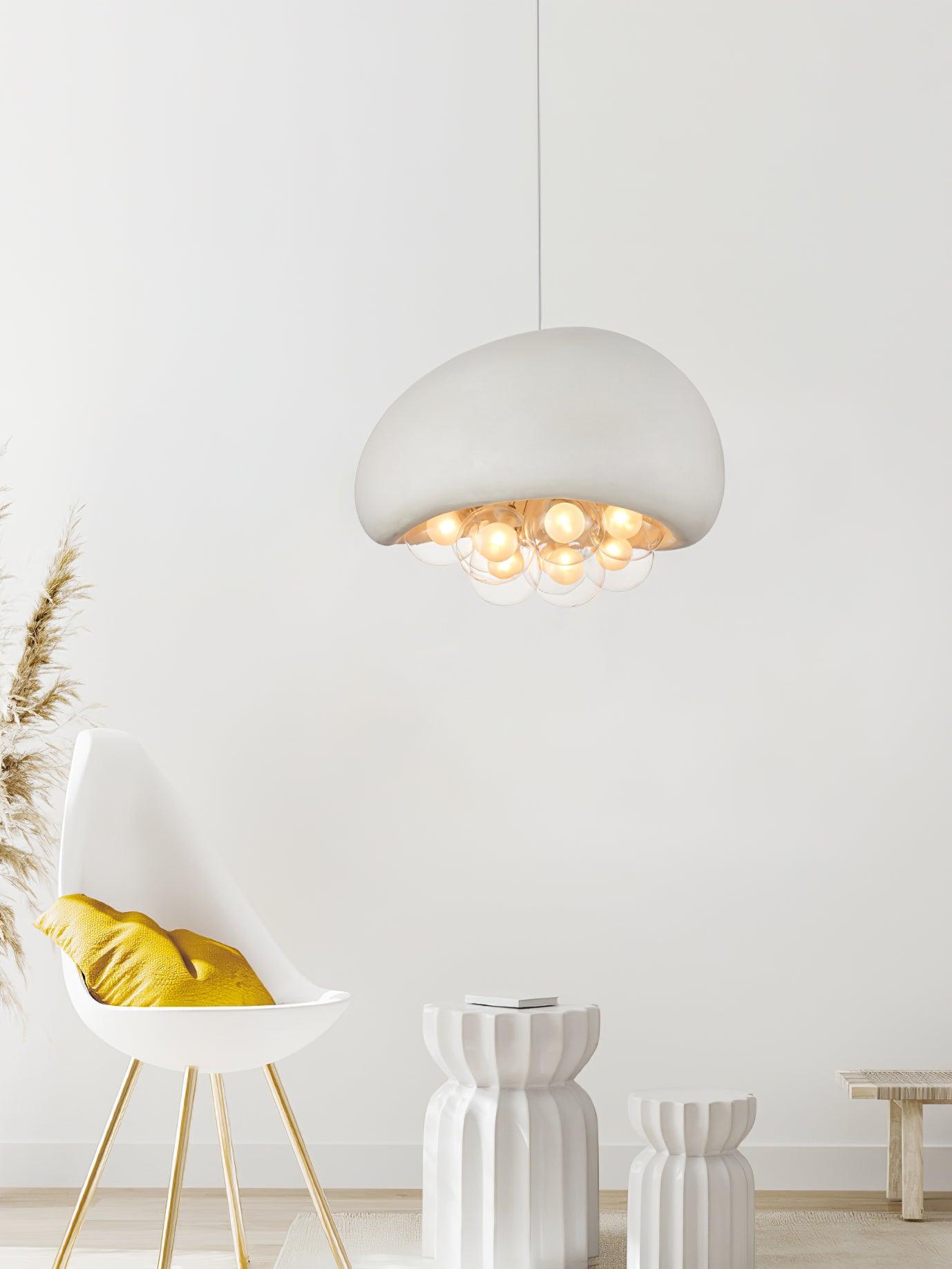 Calvrane Glass Bubble Cluster Pendant Light
