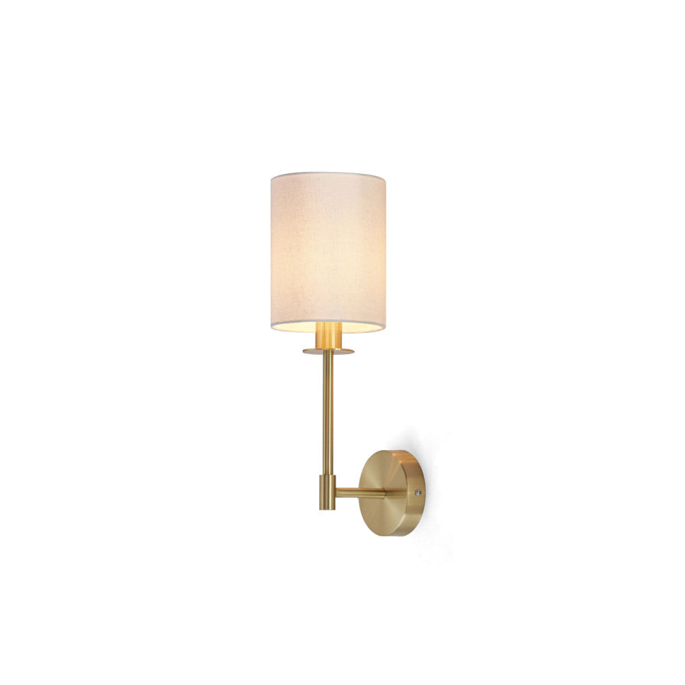 Calvrane Brass Cylinder Wall Sconce