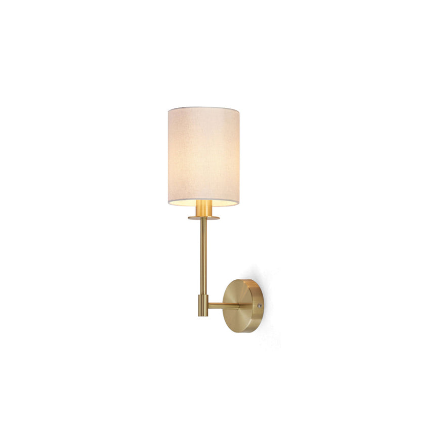 Calvrane Brass Cylinder Wall Sconce