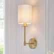 Calvrane Brass Cylinder Wall Sconce