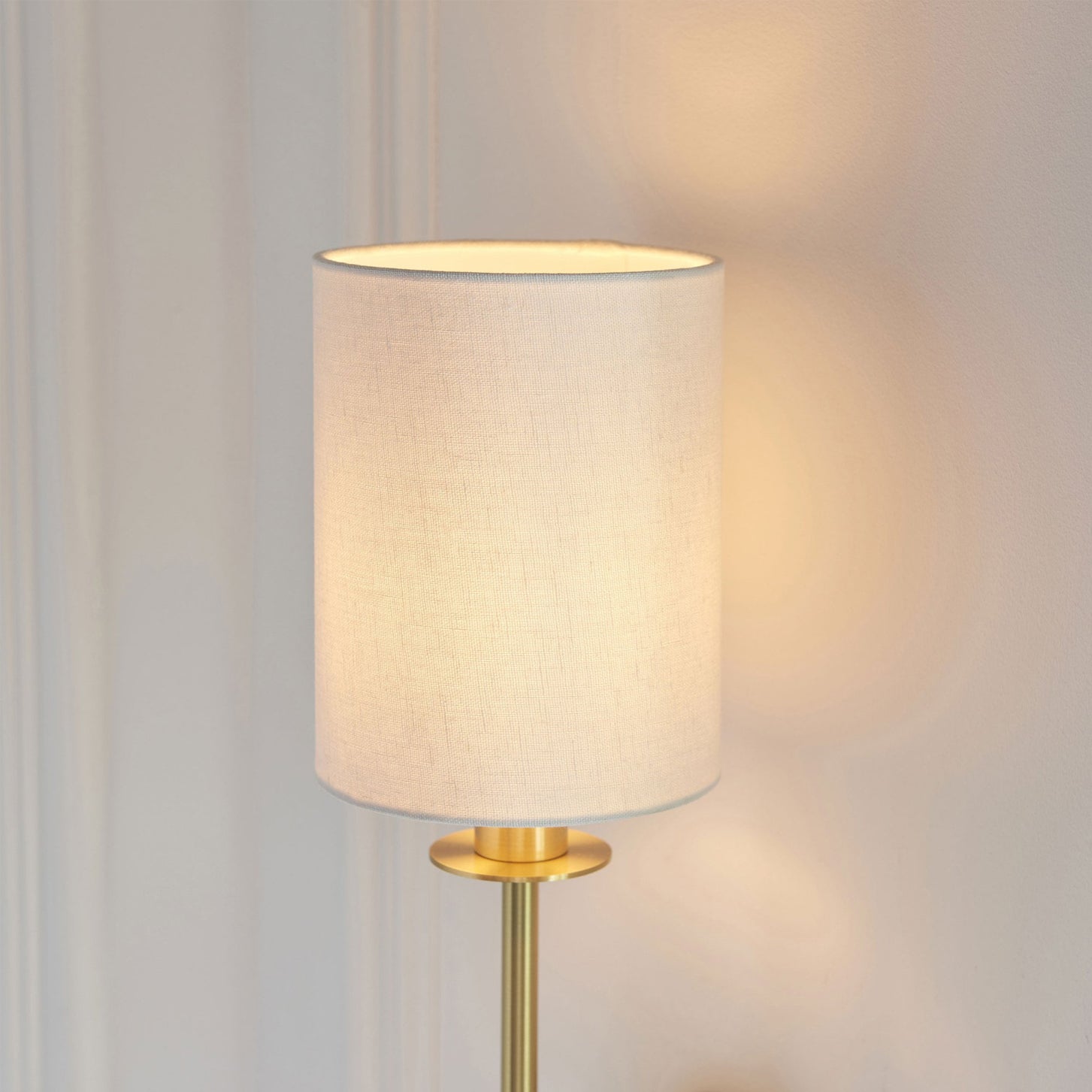 Calvrane Brass Cylinder Wall Sconce