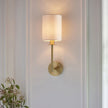 Calvrane Brass Cylinder Wall Sconce