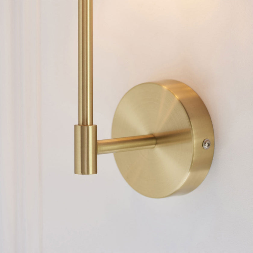 Calvrane Brass Cylinder Wall Sconce