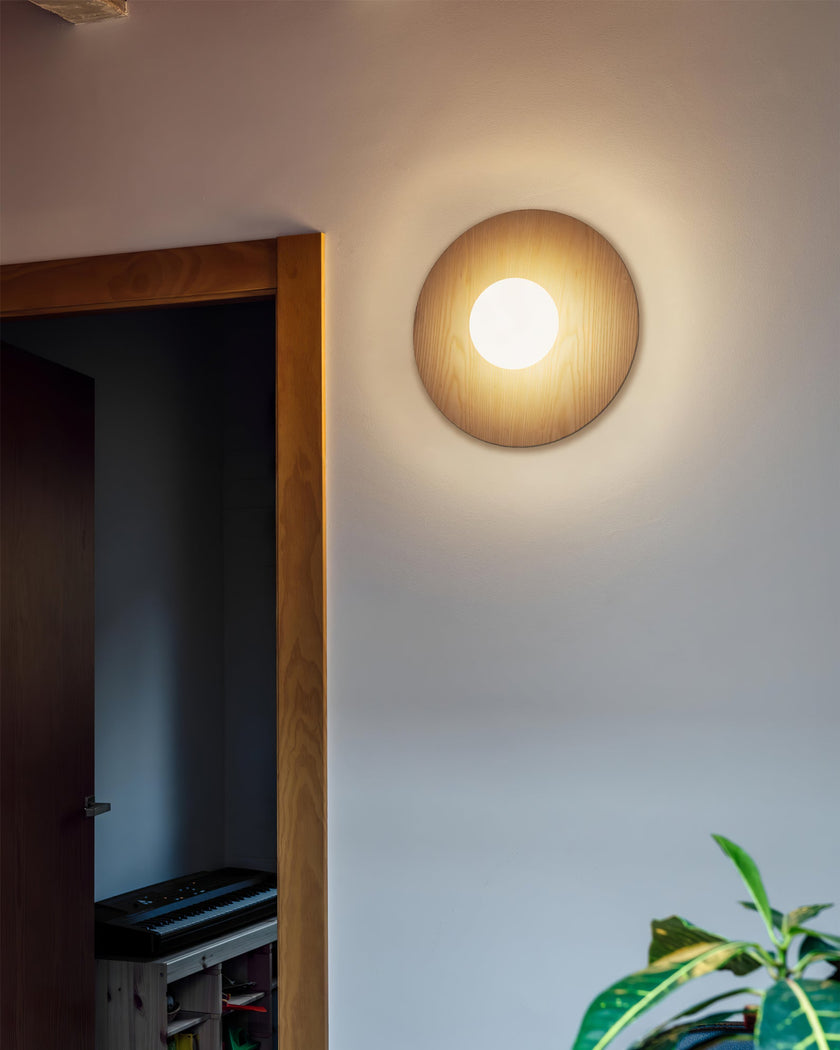 Opal Acrylic Disc Wall Light