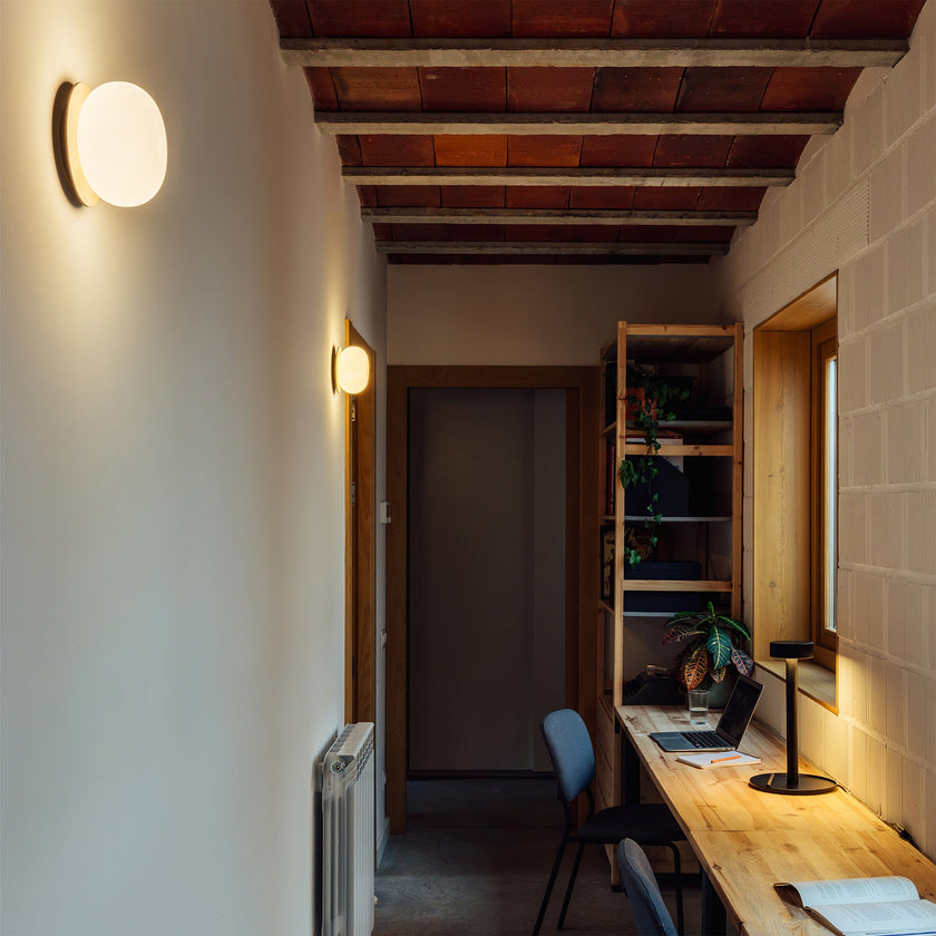 Opal Acrylic Disc Wall Light