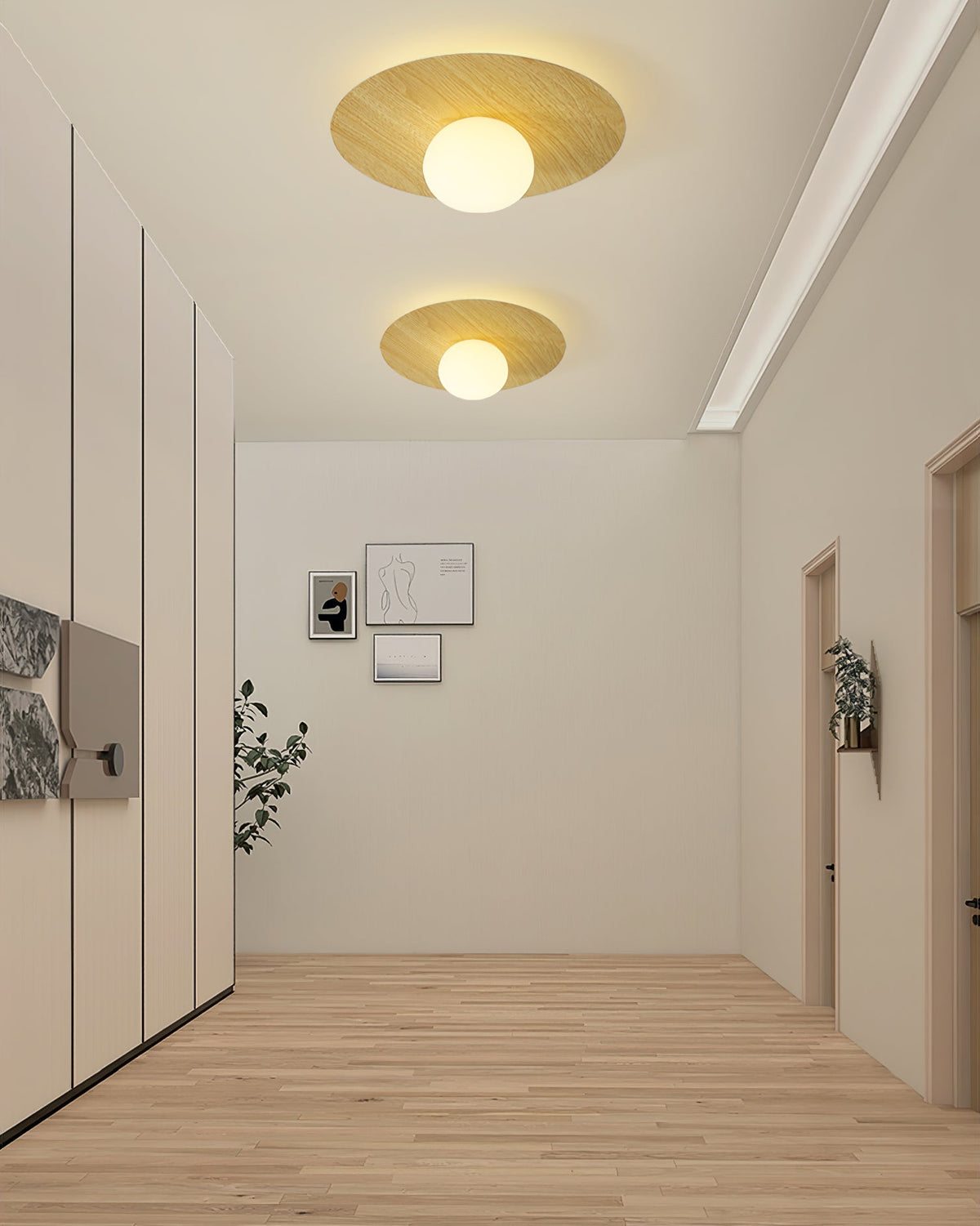 Opal Acrylic Disc Wall Light