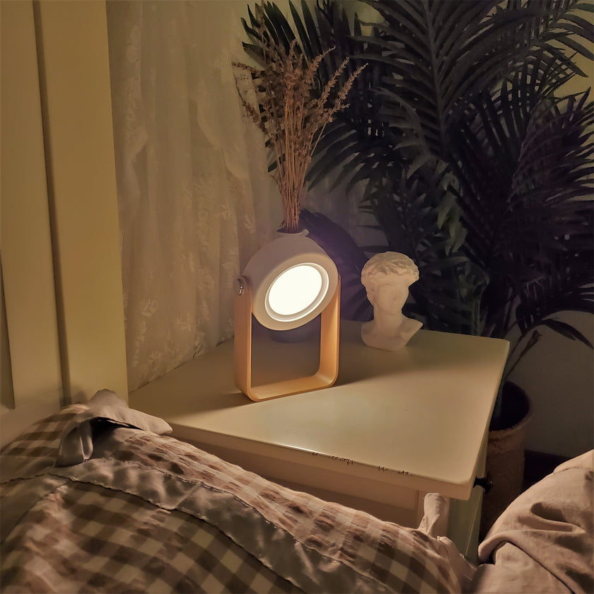 Stacked Disc Portable Lantern Table Lamp