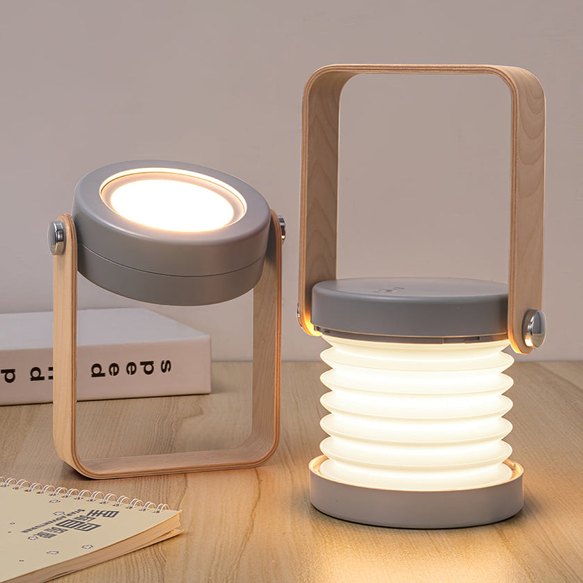 Stacked Disc Portable Lantern Table Lamp