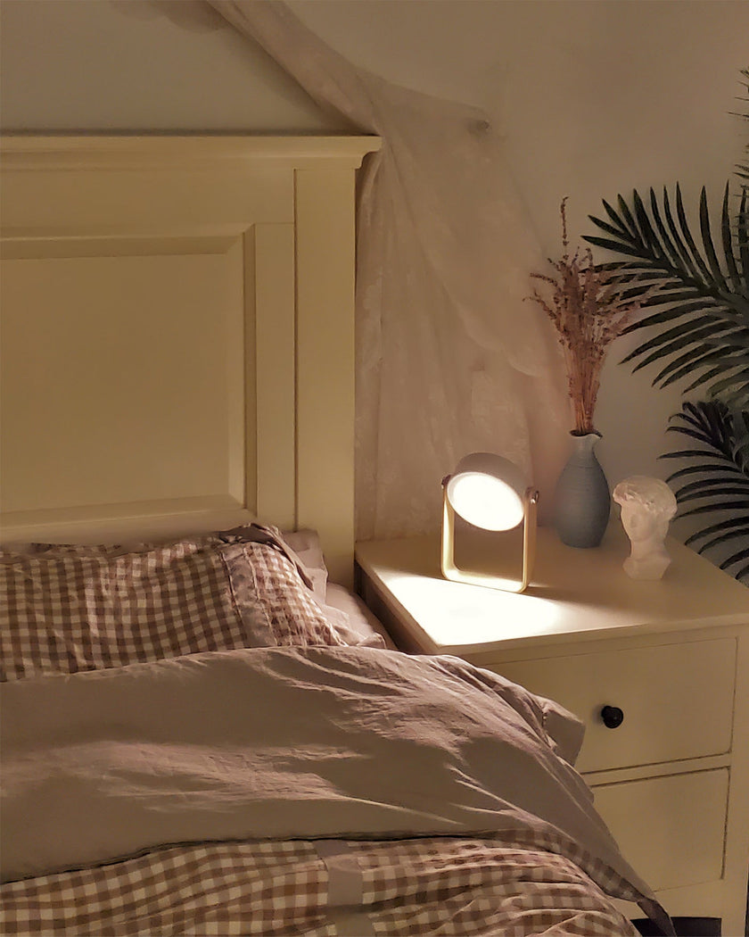 Stacked Disc Portable Lantern Table Lamp