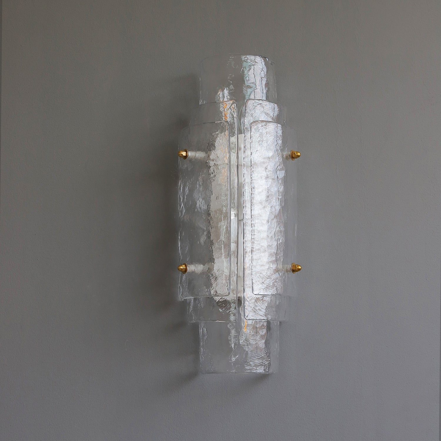 Calvrane Glass Cylinder Wall Sconce
