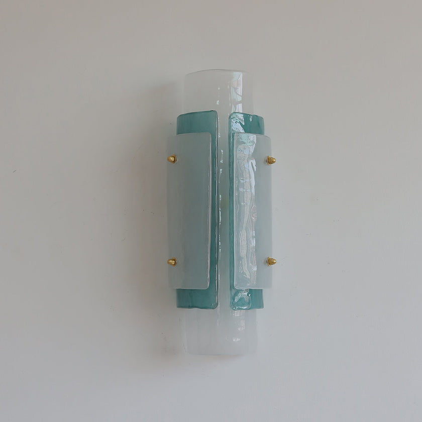 Calvrane Glass Cylinder Wall Sconce
