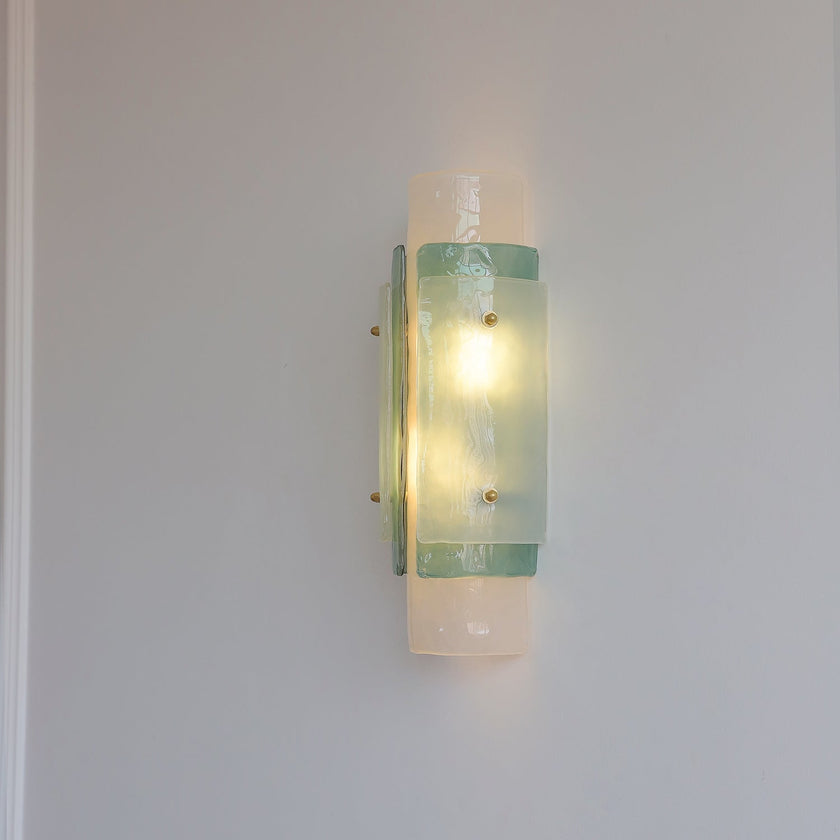 Calvrane Glass Cylinder Wall Sconce