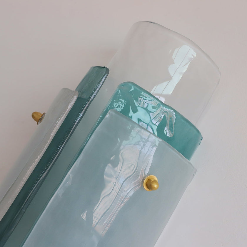 Calvrane Glass Cylinder Wall Sconce