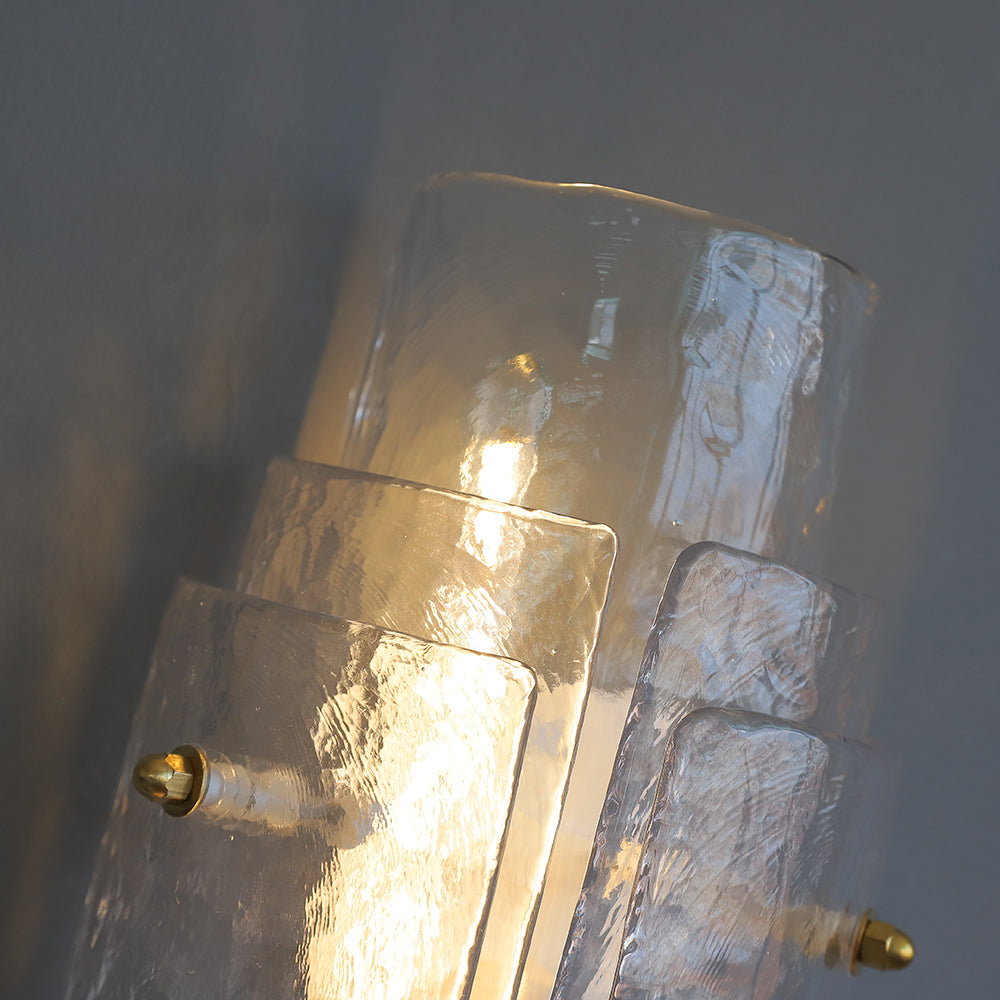 Calvrane Glass Cylinder Wall Sconce
