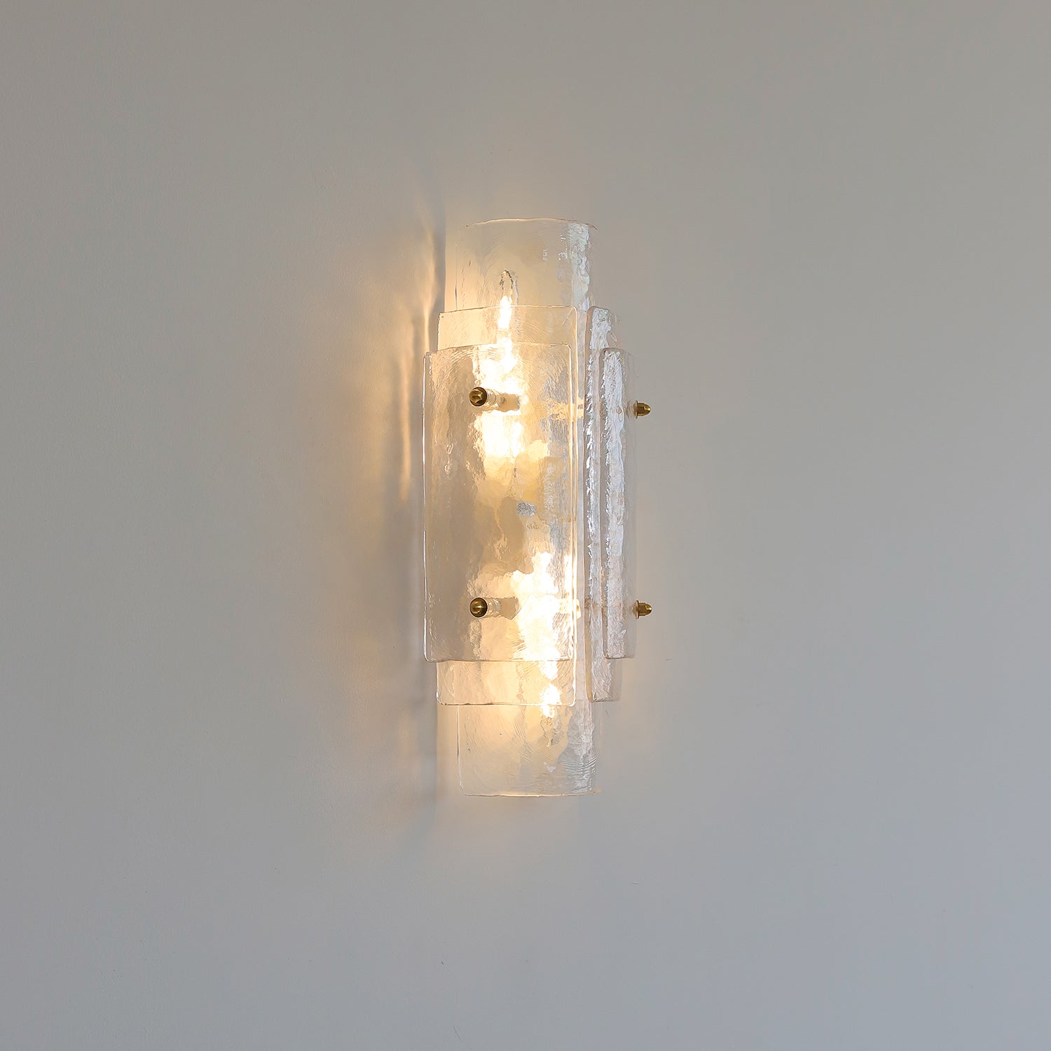 Calvrane Glass Cylinder Wall Sconce