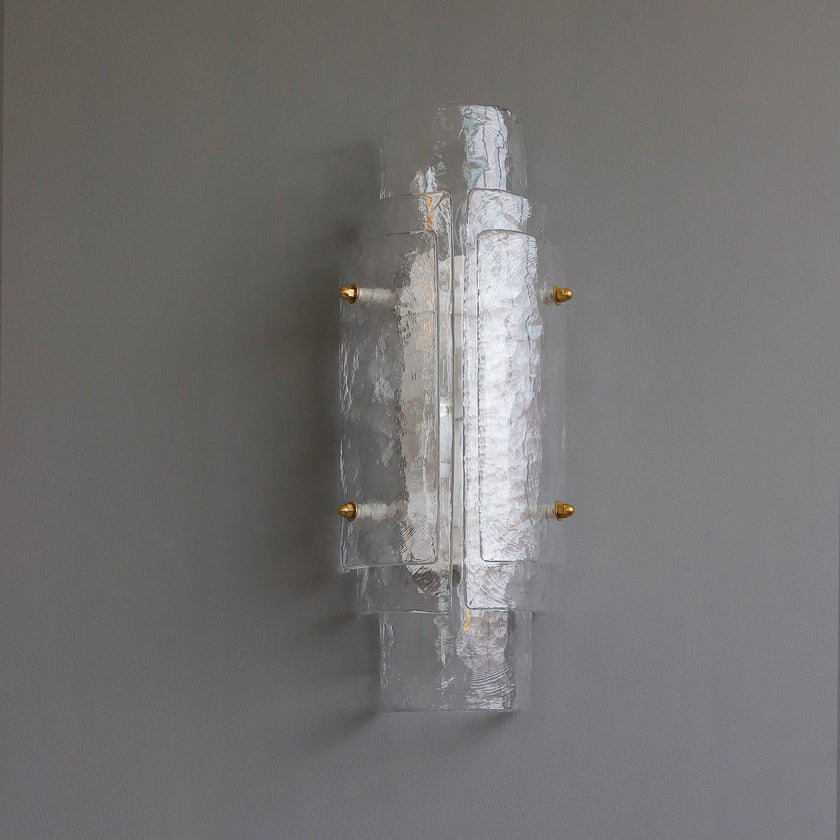 Calvrane Glass Cylinder Wall Sconce