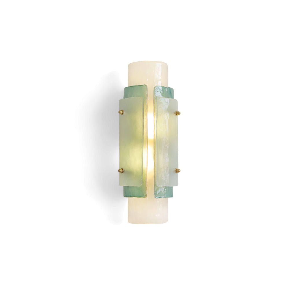 Calvrane Glass Cylinder Wall Sconce