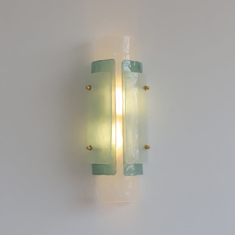 Calvrane Glass Cylinder Wall Sconce