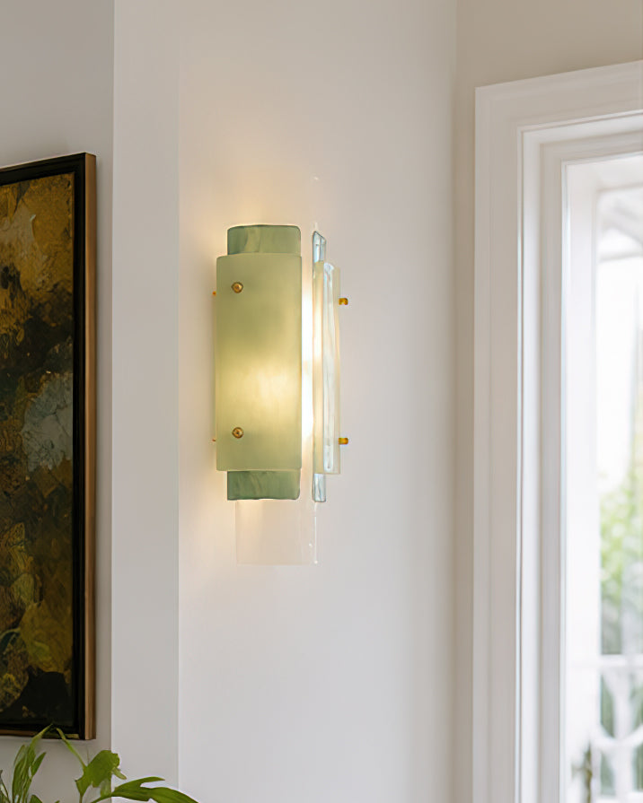 Calvrane Glass Cylinder Wall Sconce
