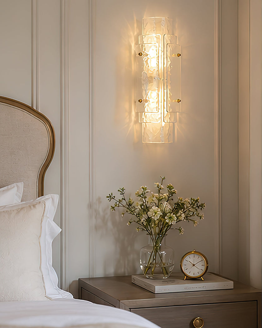 Calvrane Glass Cylinder Wall Sconce
