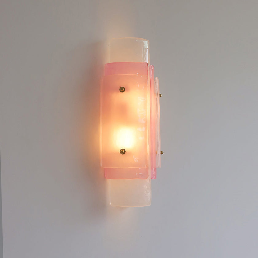 Calvrane Glass Cylinder Wall Sconce