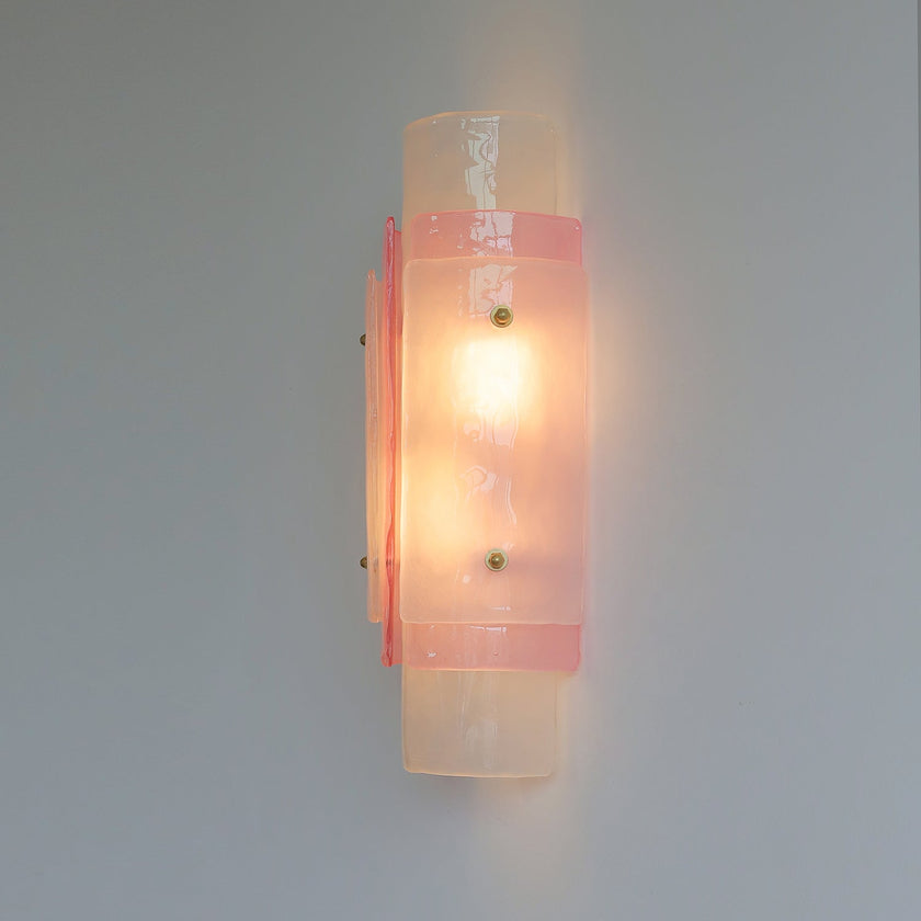 Calvrane Glass Cylinder Wall Sconce