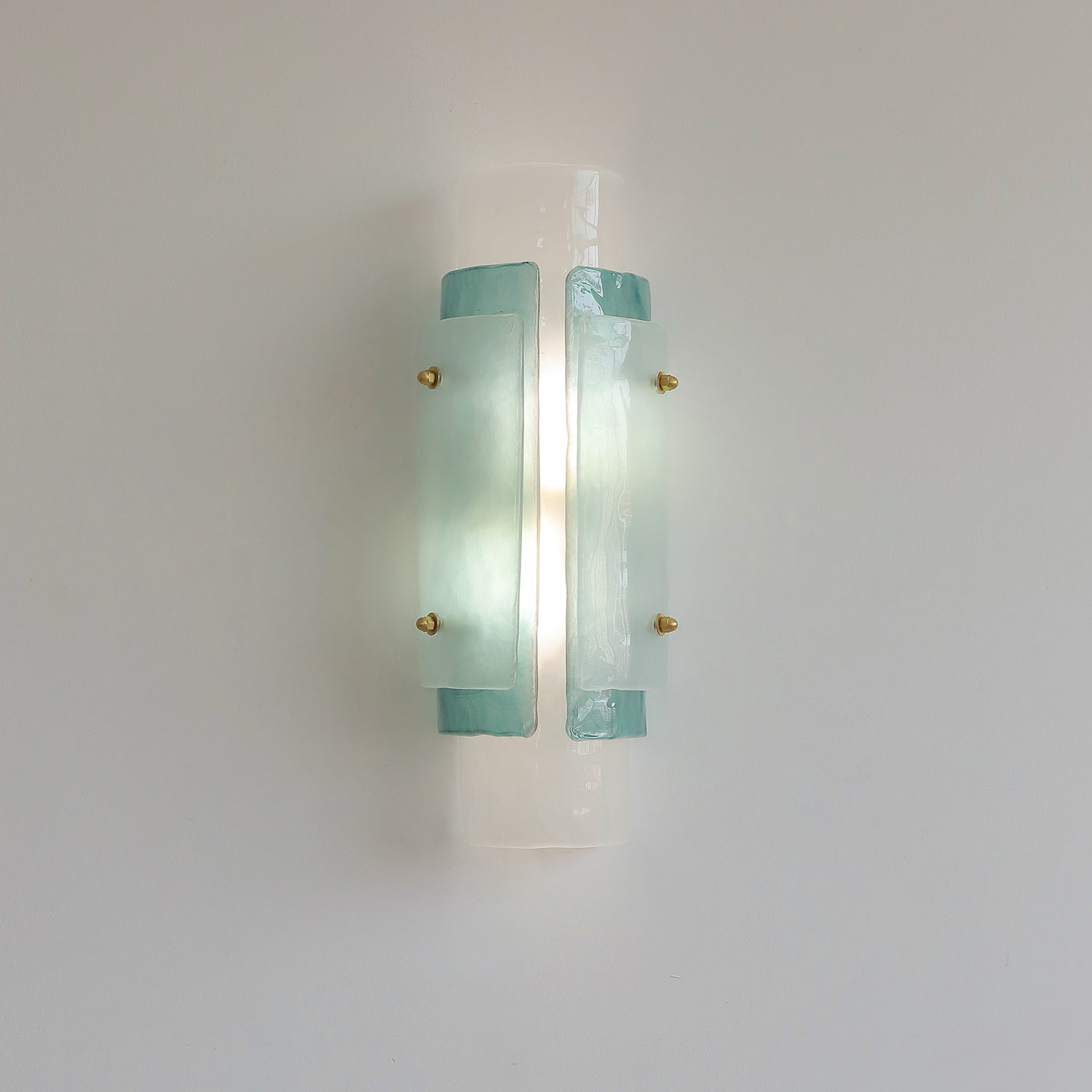Calvrane Glass Cylinder Wall Sconce