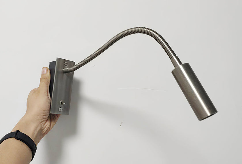 Modern Adjustable Gooseneck LED Reading Wall Sconce