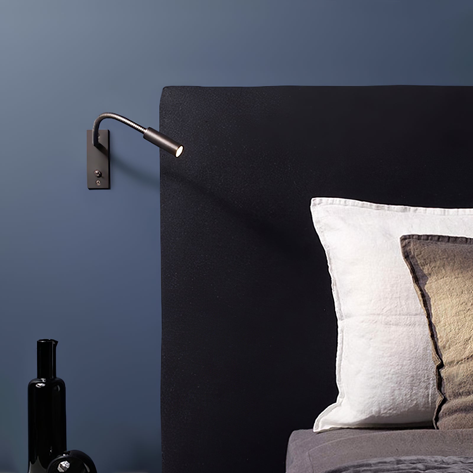 Modern Adjustable Gooseneck LED Reading Wall Sconce