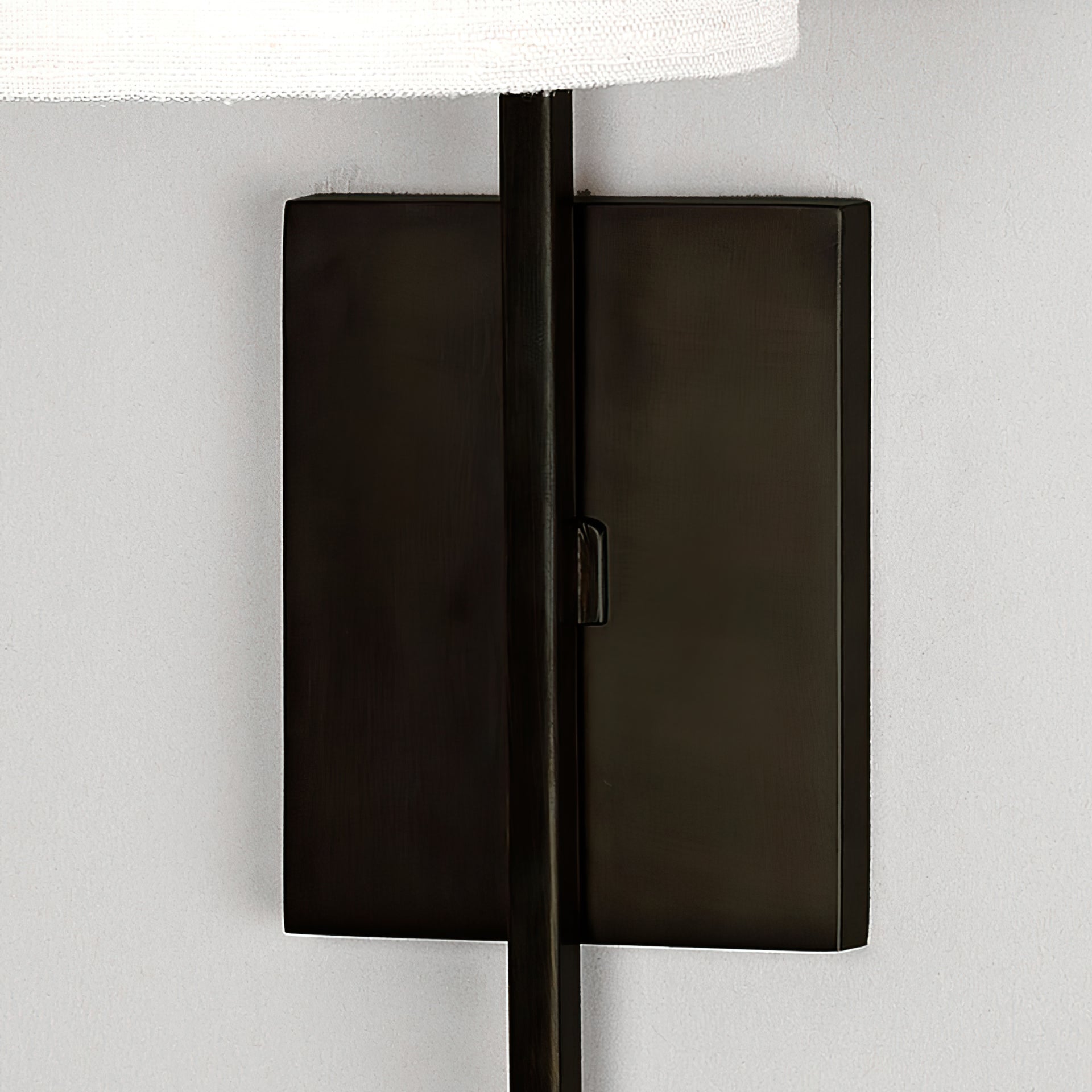 Calvrane Brass Rectangular Wall Lamp