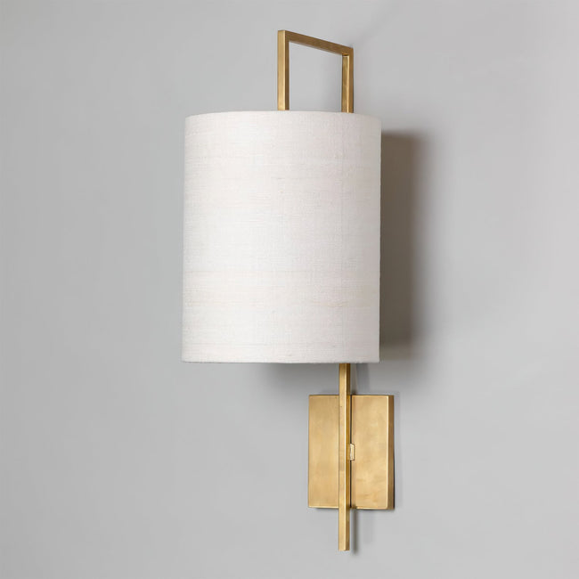 Calvrane Brass Rectangular Wall Lamp