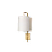 Calvrane Brass Rectangular Wall Lamp