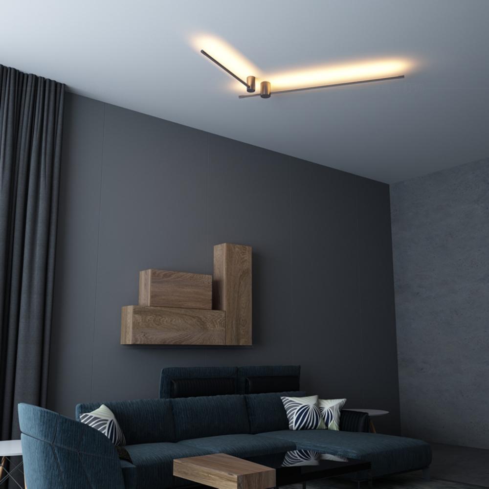 Aluminum Slim Tube Linear Wall Light