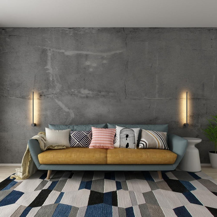 Aluminum Slim Tube Linear Wall Light