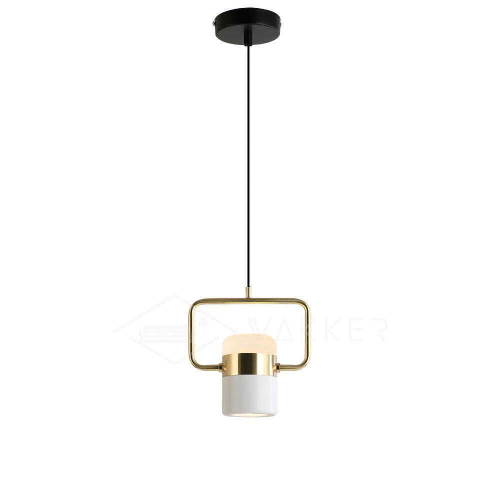 Iron Frame Tilting Pendant Light
