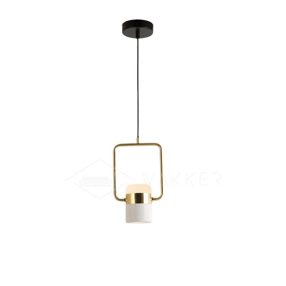 Iron Frame Tilting Pendant Light