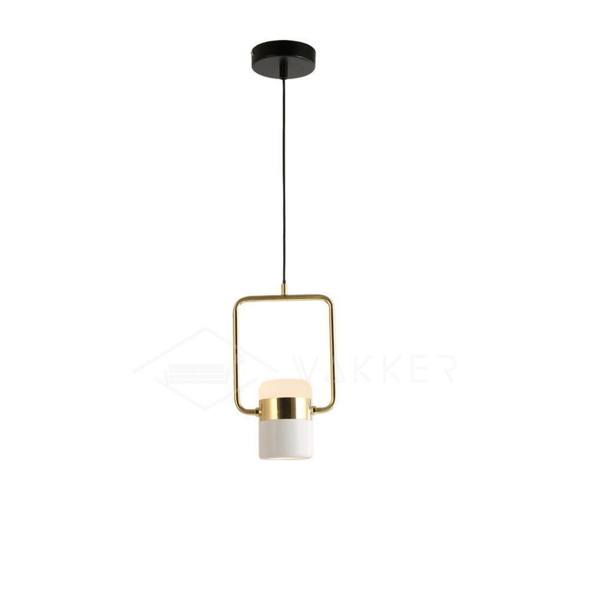 Iron Frame Tilting Pendant Light