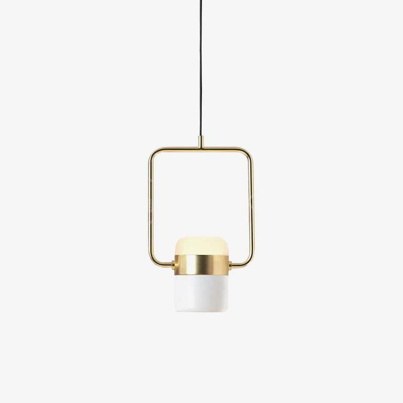 Iron Frame Tilting Pendant Light