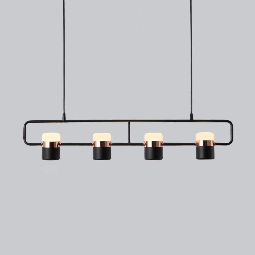 Iron Frame Tilting Pendant Light