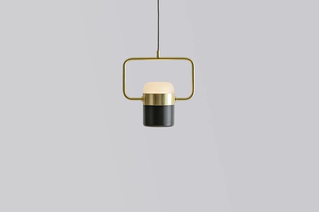 Iron Frame Tilting Pendant Light