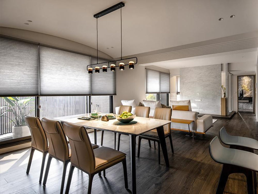 Iron Frame Tilting Pendant Light