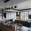 Iron Frame Tilting Pendant Light