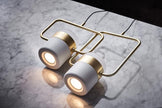 Iron Frame Tilting Pendant Light