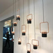 Iron Frame Tilting Pendant Light